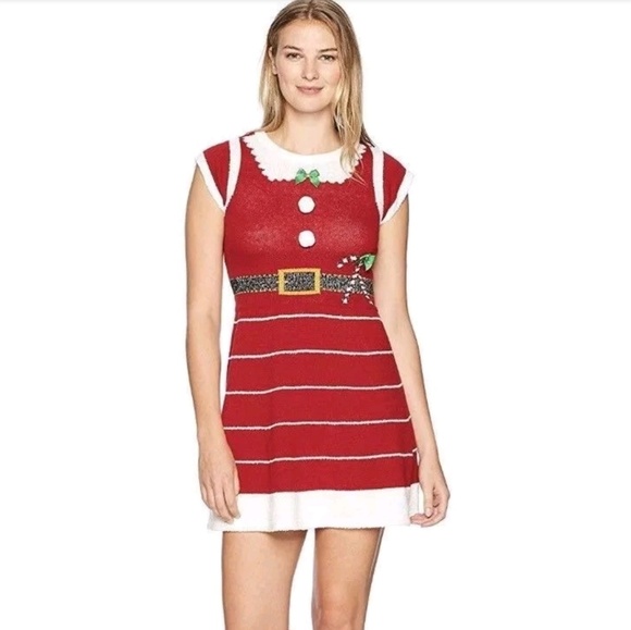 mrs claus jumper dress